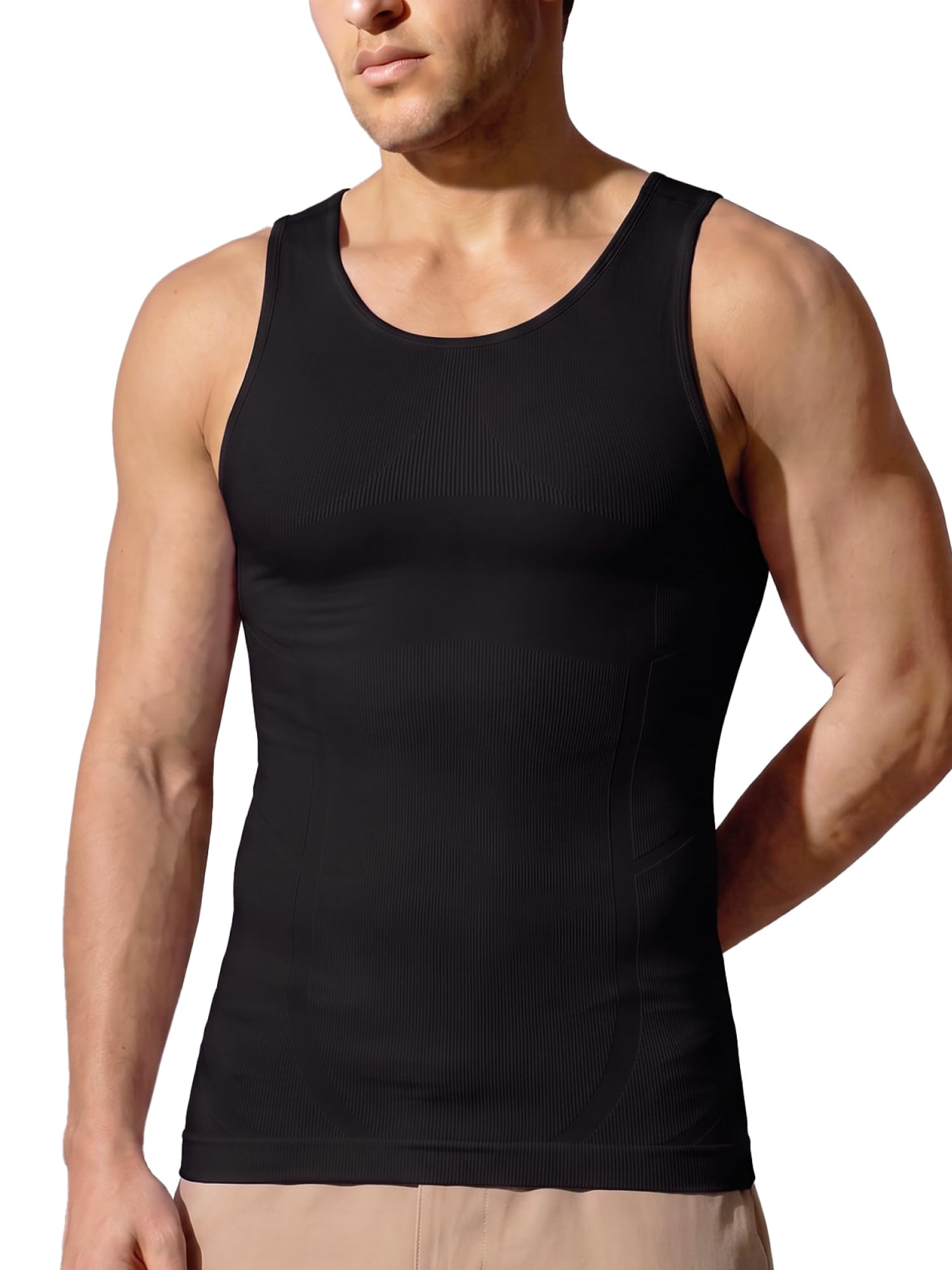 XYXX Sculpt Shapewear Vest for Men | Comfortable & Stretchable Body Shaper for Man | 4 Point Posture Supporting Tummy Tucker-picture-37