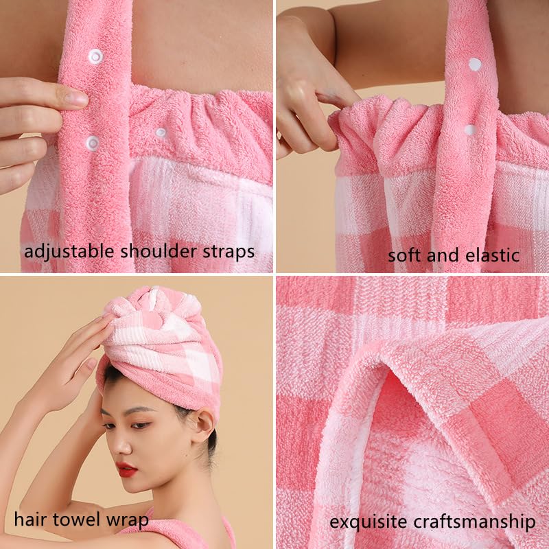 Serviette De Bain Paréo Femme 80x140 Cm – Peignoir Sauna Plage Douche – Microfibre Absorbante Séchage Rapide Avec Boutons