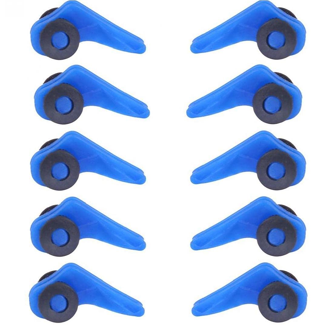 Pinicecore 10Pcs Plastic Adjustable Fishing Rod Pole Hook Holder Fishing Rod Hooks Keeper Lure Bait Holder Secure Fishing Accessories