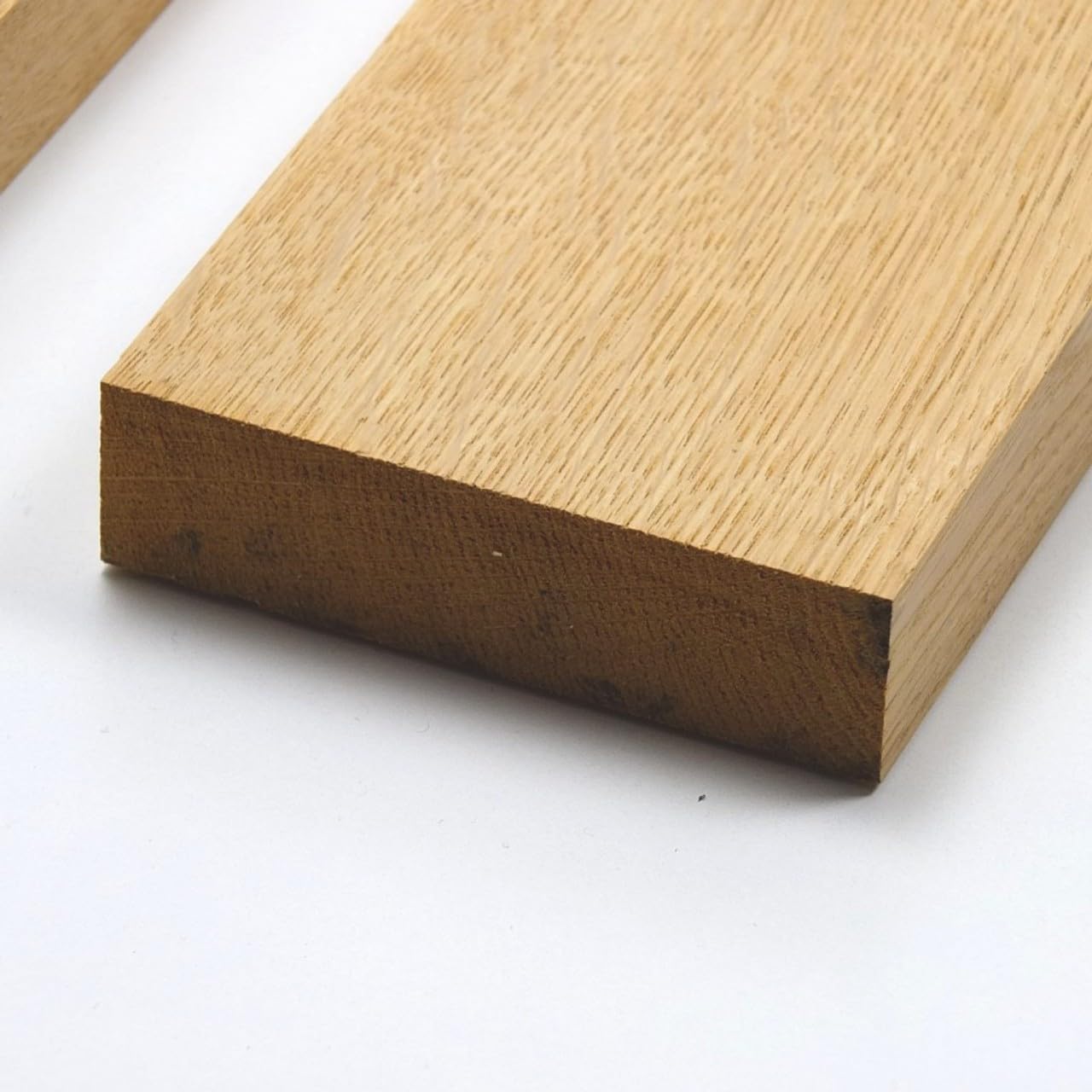 Eichenkantel 1 Stück, 90 x 22 mm, Kammergetrocknet, Abgerichtet, Gehobelt, 12 Längen zur Auswahl, Gute Qualität, Für Möbelbau / Innenausbau