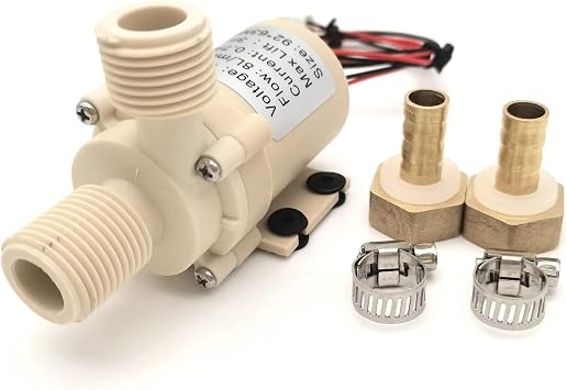 DC 12V Water Pump Circulating High Temperature Resistant Brushless Pump Can Use In Hot WaterWhole Set