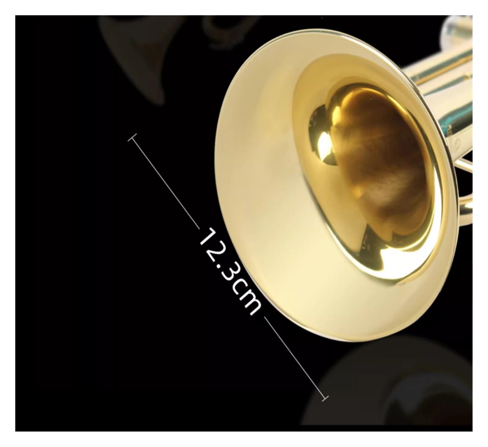 trąbka instrument Student Początkujący Instrument muzyczny B mieszkanie Dzieci Dorośli Szkoła Ogólna Grupa Profesjonalny egzamin wykonawczy(Color:Silver)