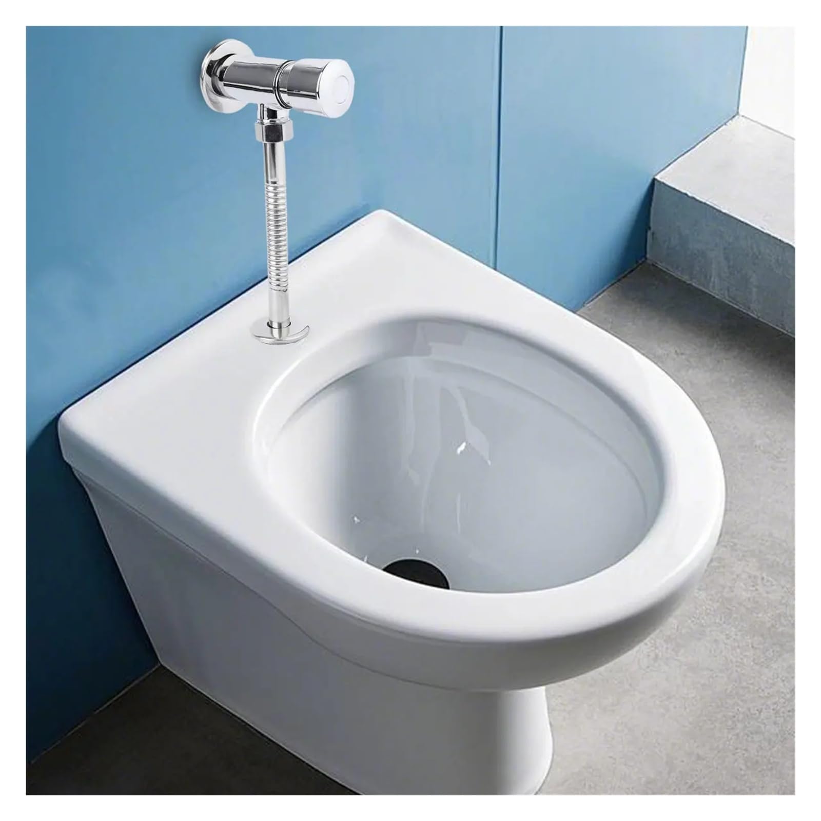 Fluxómetro manual para inodoro Válvula De Descarga Manual For Urinario Con Botón Baños Públicos