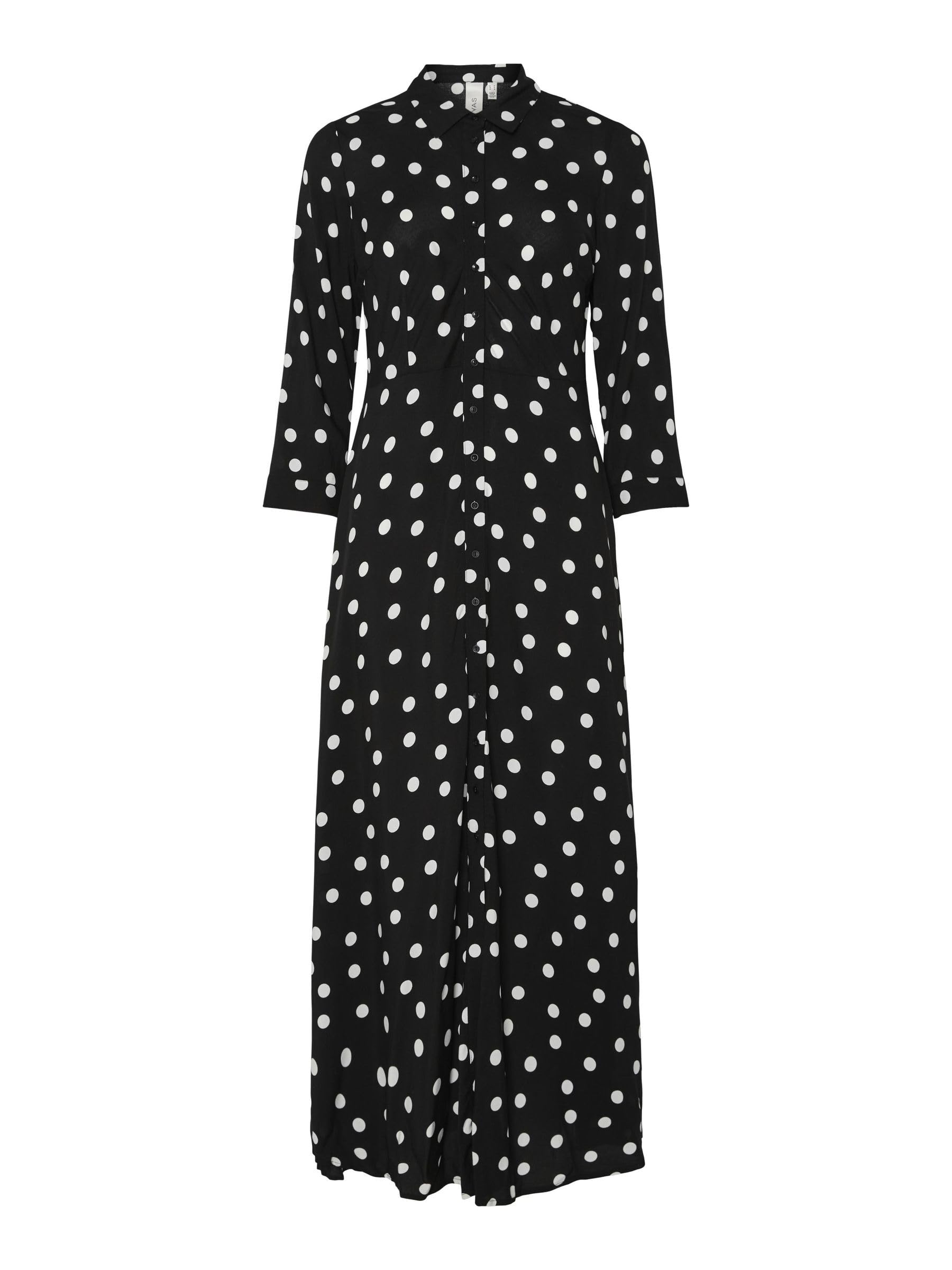 Robe chemise longue YAS fluide infroissable silhouette sublimée - 7