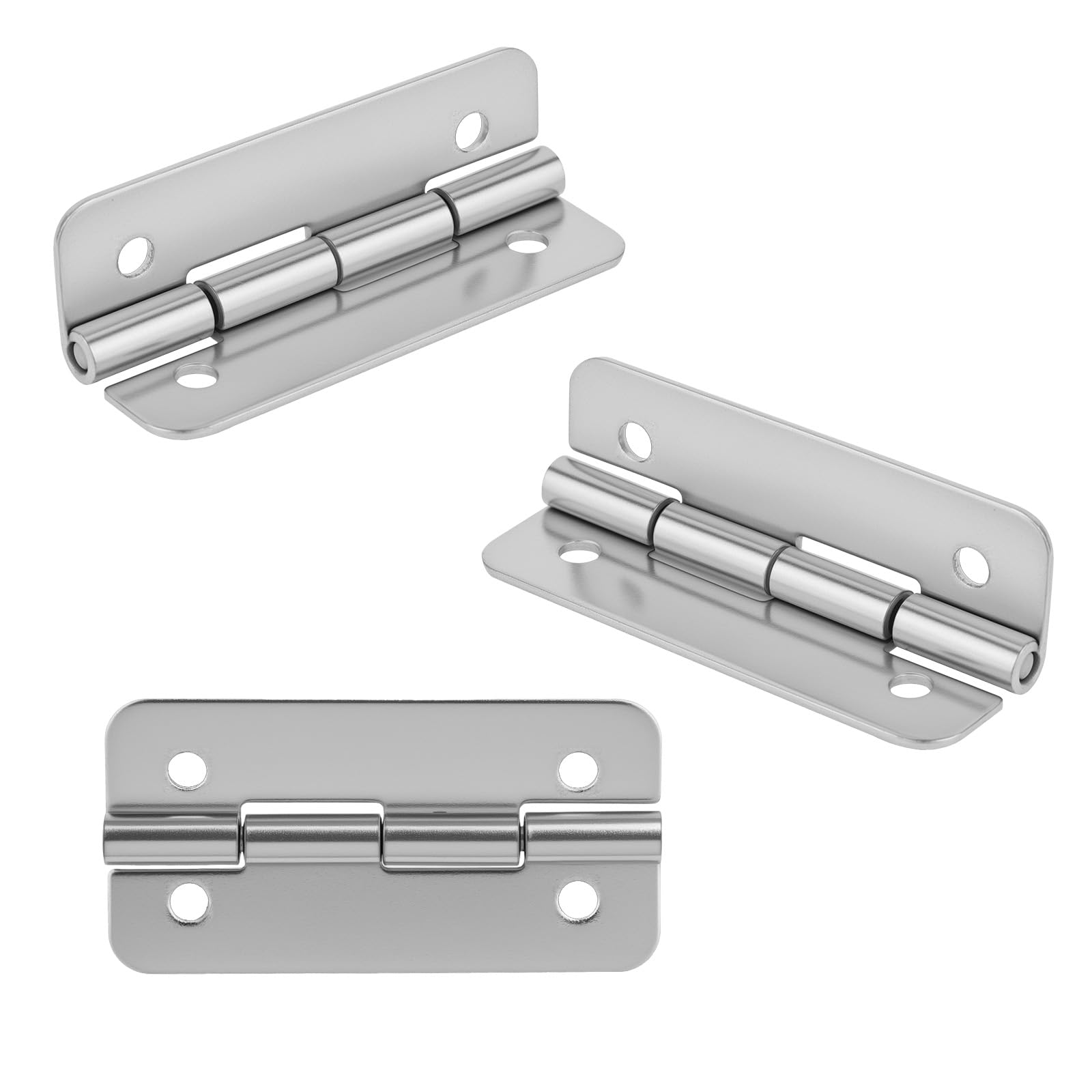 3 Cerniere in Acciaio Inox per Igloo Ghiacciaie, Cerniere Freezer con 12 Viti Parti di Ricambio Accessori Frigo da Campeggio per Igloo 50-165 QT