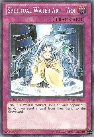 yugioh water structure deck Yu-Gi-Oh! - Spiritual Art - Aoi (SDRE-EN037) - Deck: Realm of The Sea Emperor - 1st Edition Color:Duelist Box (100 Sleeves) nsfw Venomoth | Unbroken Bonds