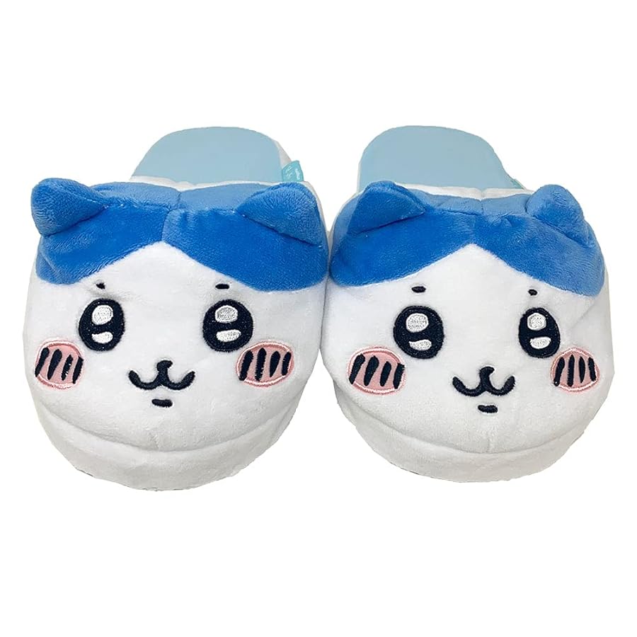 Amazon.co.jp: ちいかわ ぬいぐるみ スリッパ 約26cm (ハチワレ