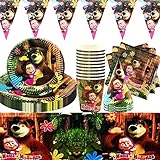 【Adecuado para muchas ocasiones】El Vajilla de cumpleaños de niños es adecuado para decoración de cumpleaños, decoración de fiesta de cumpleaños infantil, fiesta de Halloween, fiesta de Navidad, fiesta de Pascua, baby shower, gran evento, etc.