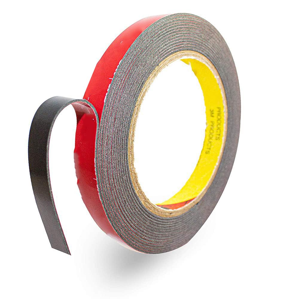 for 3M Double Sided Tape, HPP Heavy Duty Mounting Tape Converted, Super Strong Foam Tape for Outdoor and Indoor Home Office Automotive Decorations and LED Strip Lights