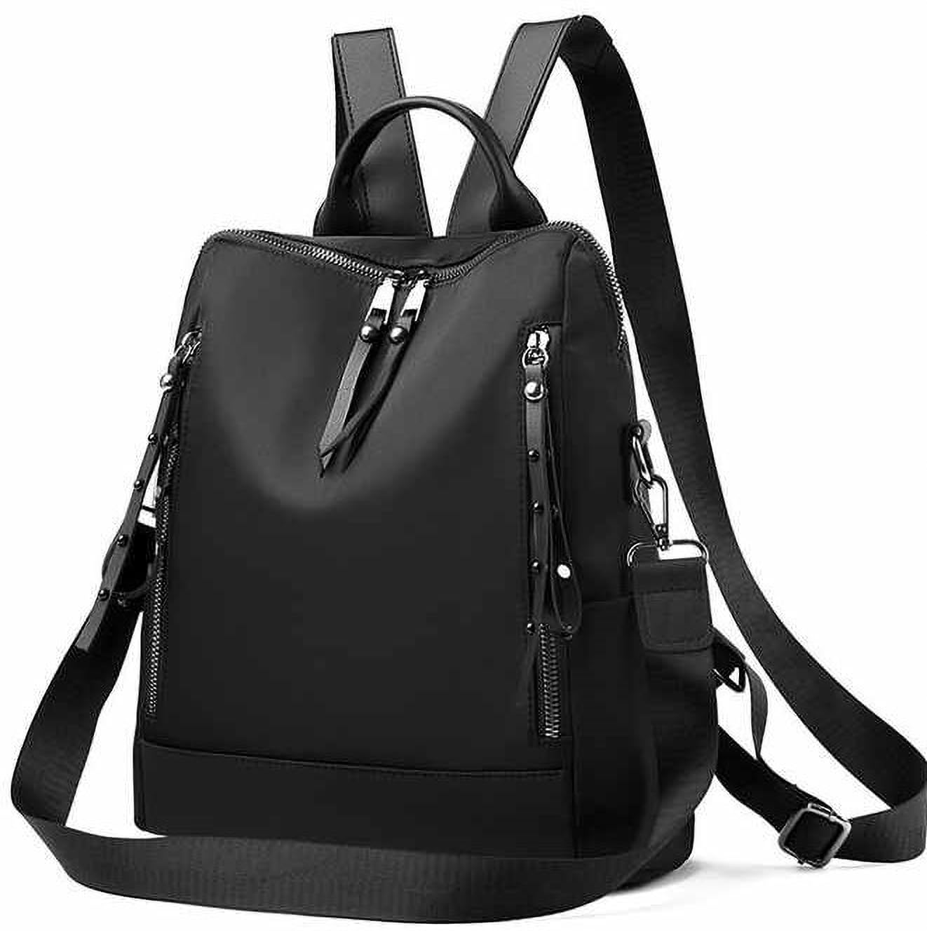 Black Classic Backpack For Girls Women (25L Backpack)-picture-22