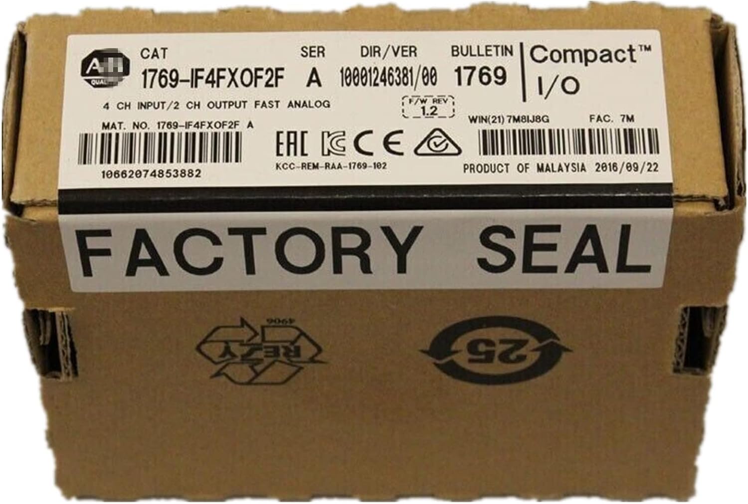 1769-IF4FXOF2F Power Control Module 1769-IF4FXOF2F PLC Module Sealed in Box