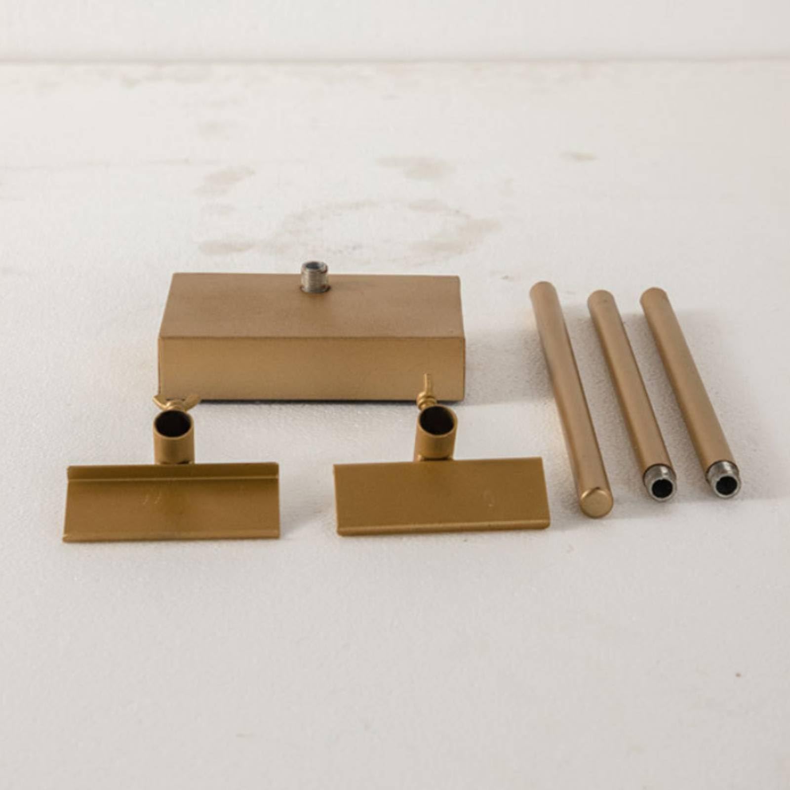 Espositore da Tavolo Resistente Espositore in Metallo Durevole Supporto Espositivo per Soggiorno, Ingresso , Nero