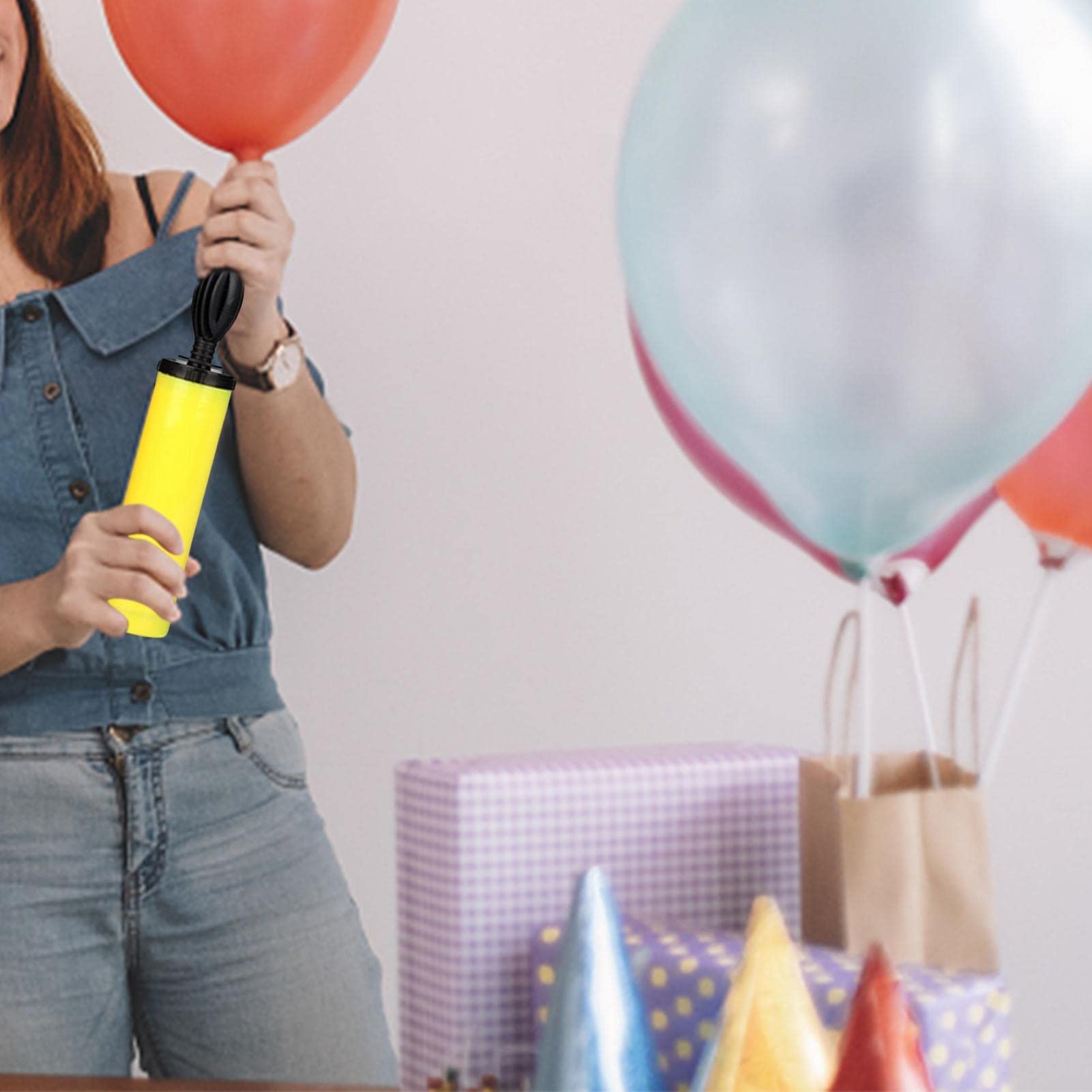 Hand-Luftpumpe Für Ballons – 2-Wege-Doppelaktion, Aus ABS, Leicht & Tragbar, Für Alle Ballons Hand-Luftpumpe Für Ballons – 2-Wege-Doppelaktion, Aus ABS, Leicht & Tragbar, Für Alle Ballons