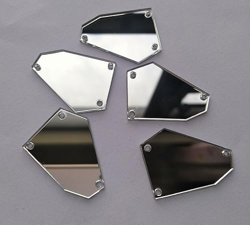 Miniatura 3 de 30 espejos irregulares acrílicos para coser, diamantes de imitación de bricolaje para vestidos de noche de disfraces, accesorios de ropa, 1.49