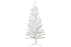 Maylaviu 4FT White Prelit Christmas Tree