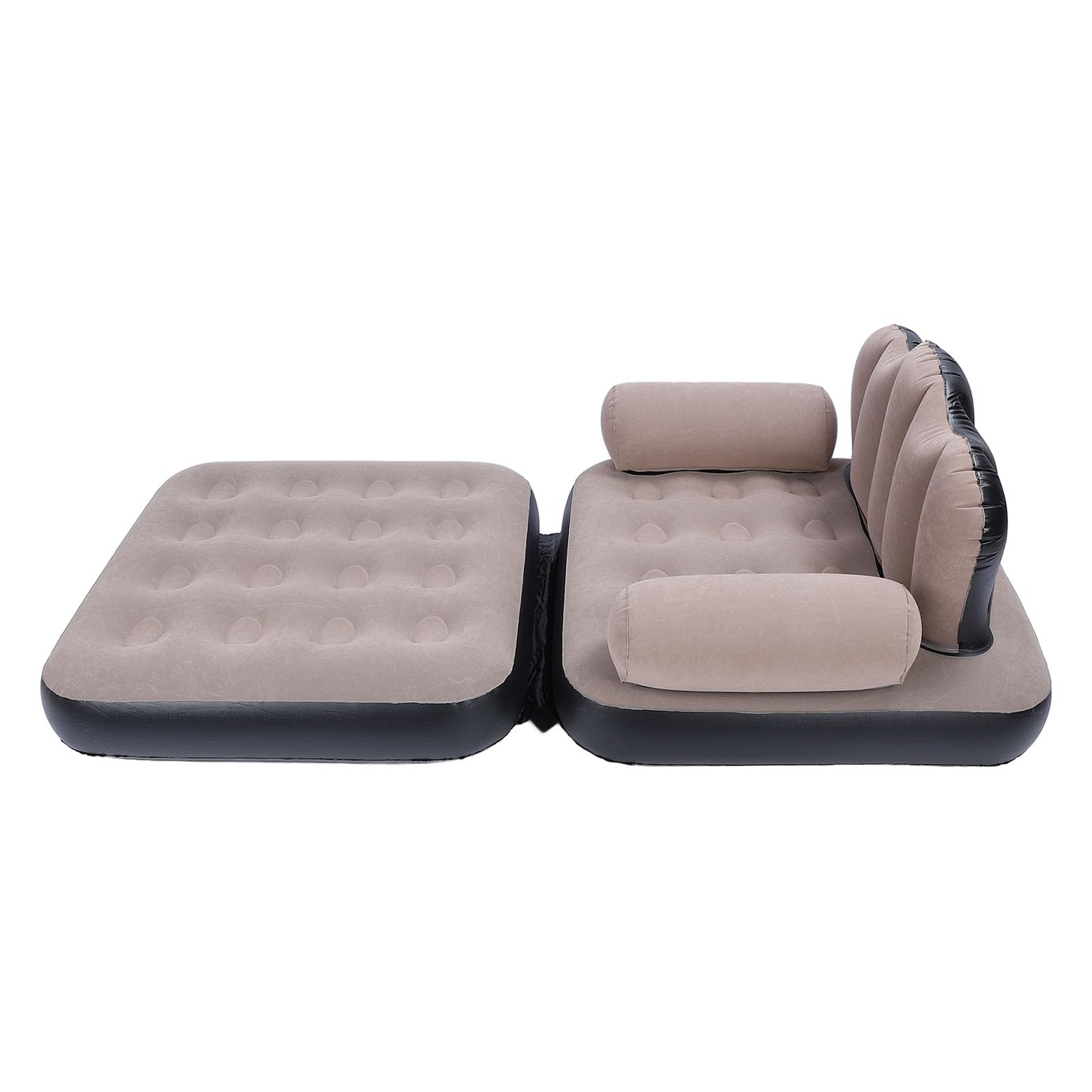 Tonysa Sofá Cama Inflable Portátil | Colchón Inflable de PVC Flocado Engrosado para Viajes en Casa y Camping