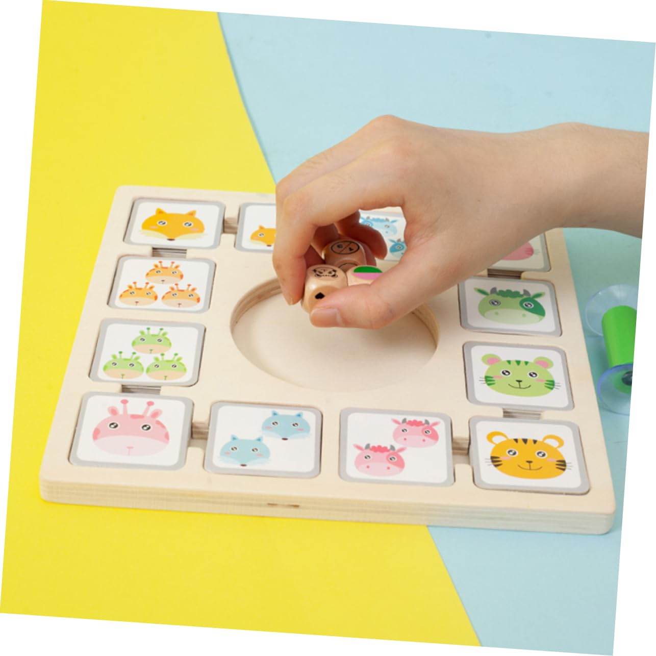 TOYANDONA Gioco Da Tavolo Per Ragazzo Carte Animali Pratico e Portatile Per Sviluppare La Fiducia e Pensiero Del Ragazzo Regalo Per Compleanni