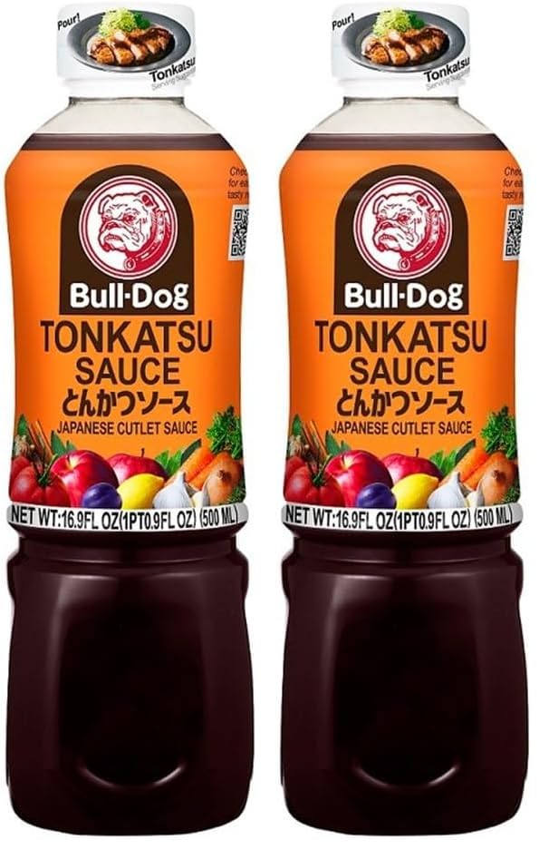 Bull-Dog Vegetable & Fruit Sauce, Tonkatsu Sauce, 16.6 oz (Pack of 2) image 3