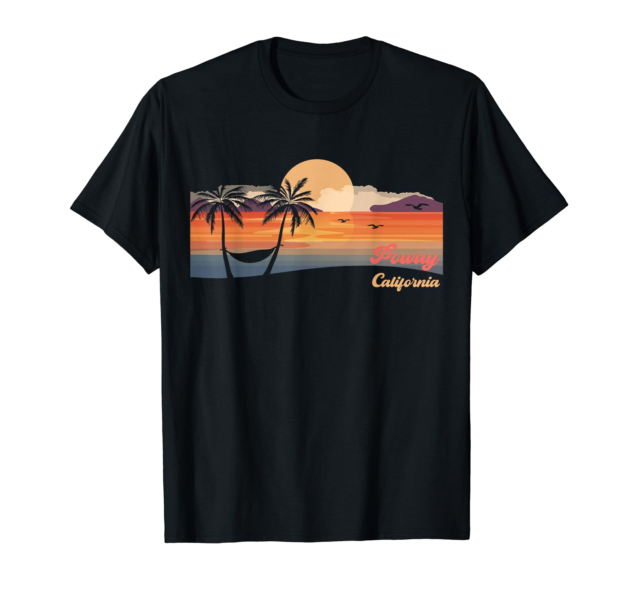 Vintage Poway California Beach T-Shirt