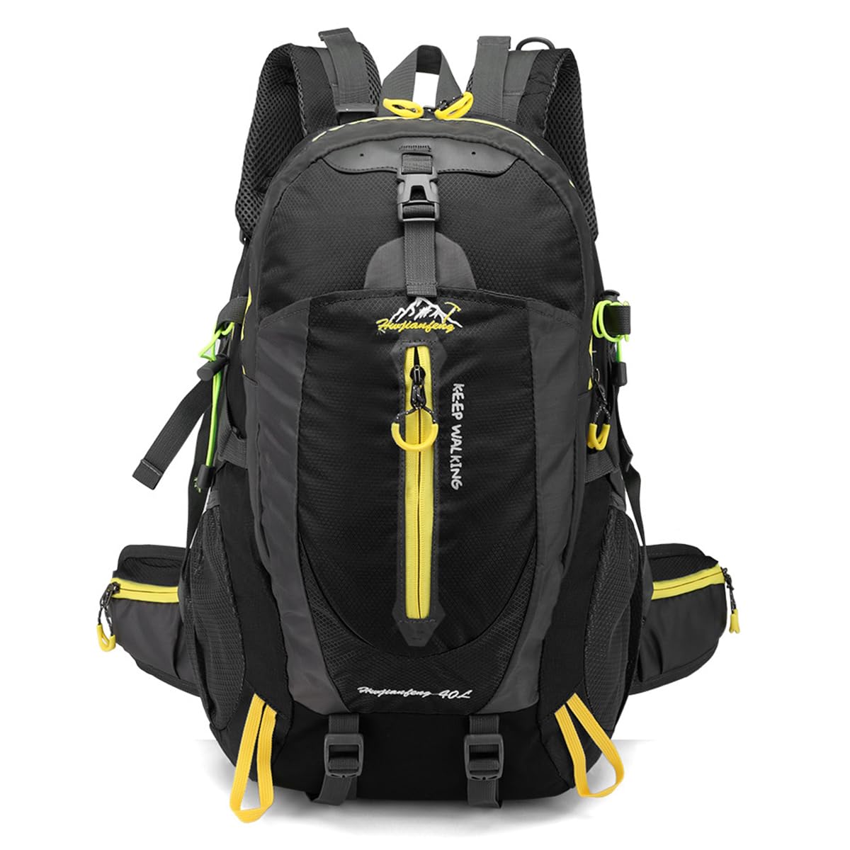 OLYSPM Hiking Backpack,40L Waterproof Camping Backpack with Adjustable Shoulder Straps,Camping Bag Men Women for Hiking,Camping,Trekking