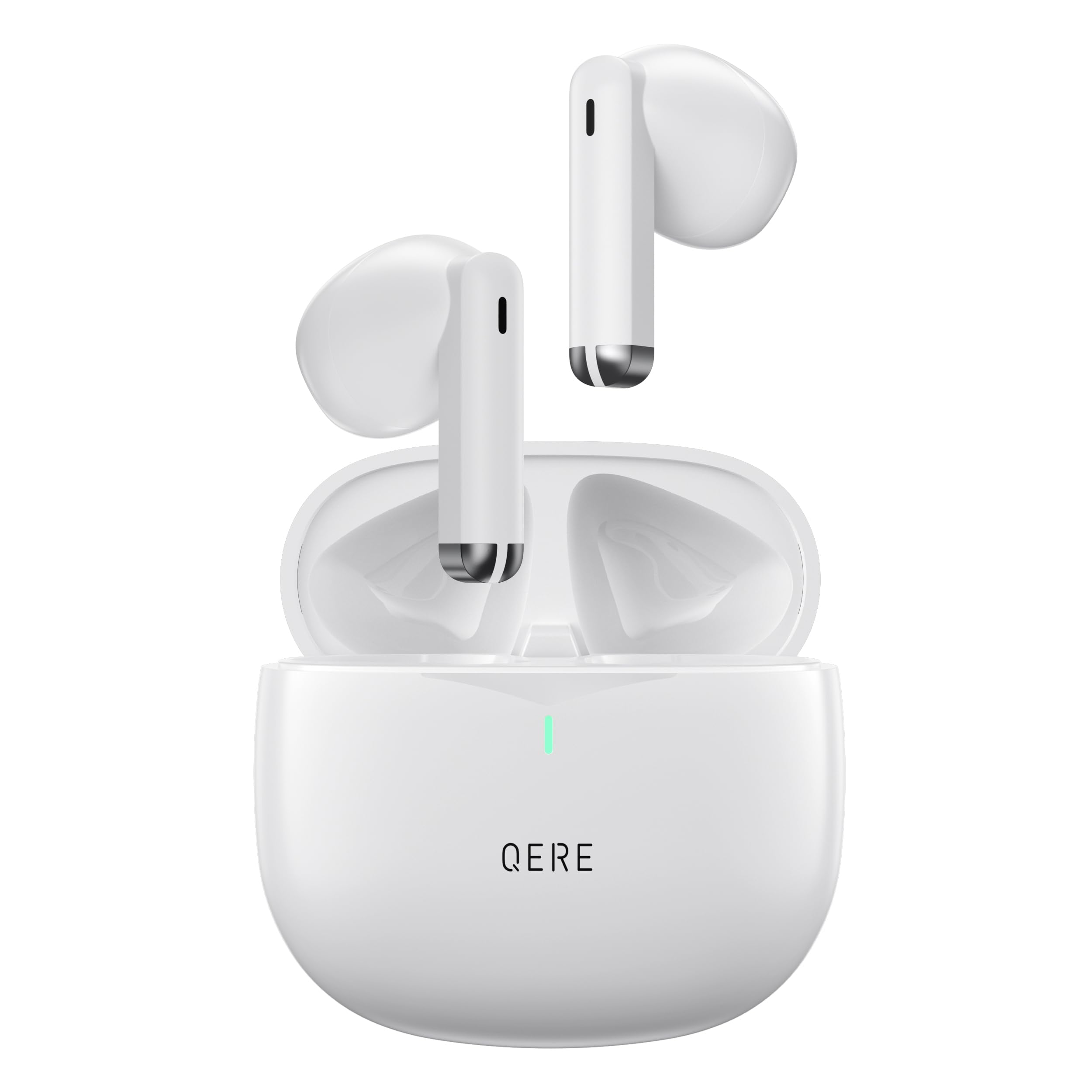 QERE Earphone Model E28 Voice Call Play Music (White)