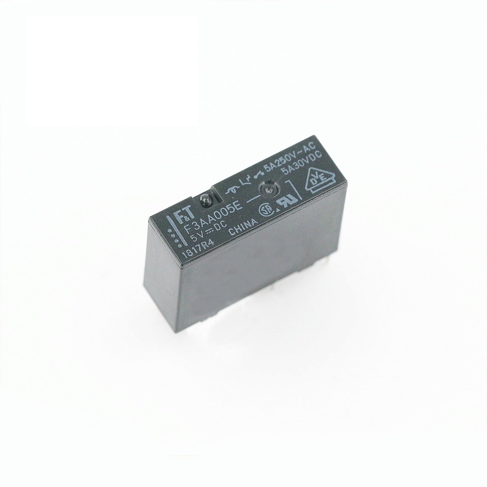 Relé F3AA005E de 5V y 4 pines componentes de control para placas electrónicas 8