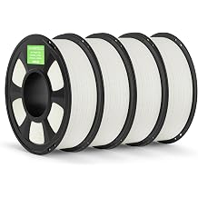 DEEPLEE PLA Filament Matte 2.0 3D Printer Filaments 1.75mm Matte White*4