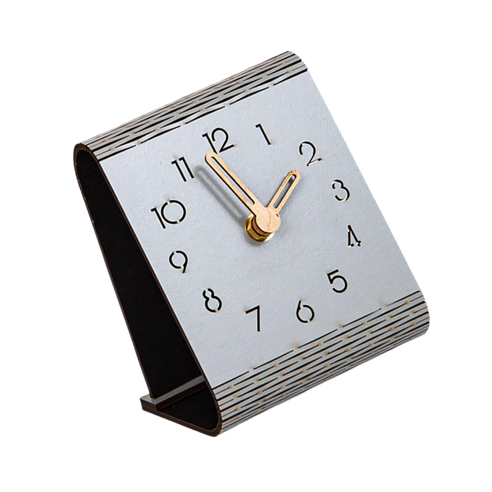 Kaeltsyn Bedside Clock Analog Battery Operated for Shelf Bedroom Decor Bedside Clock
