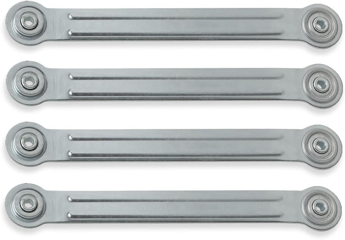 4/Pack Glider Bearing Arm Brackets Replacement Patio Glider Parts Rocker 9" Overall Length, 7-1/2" from Hole to Hole (9 Inch)