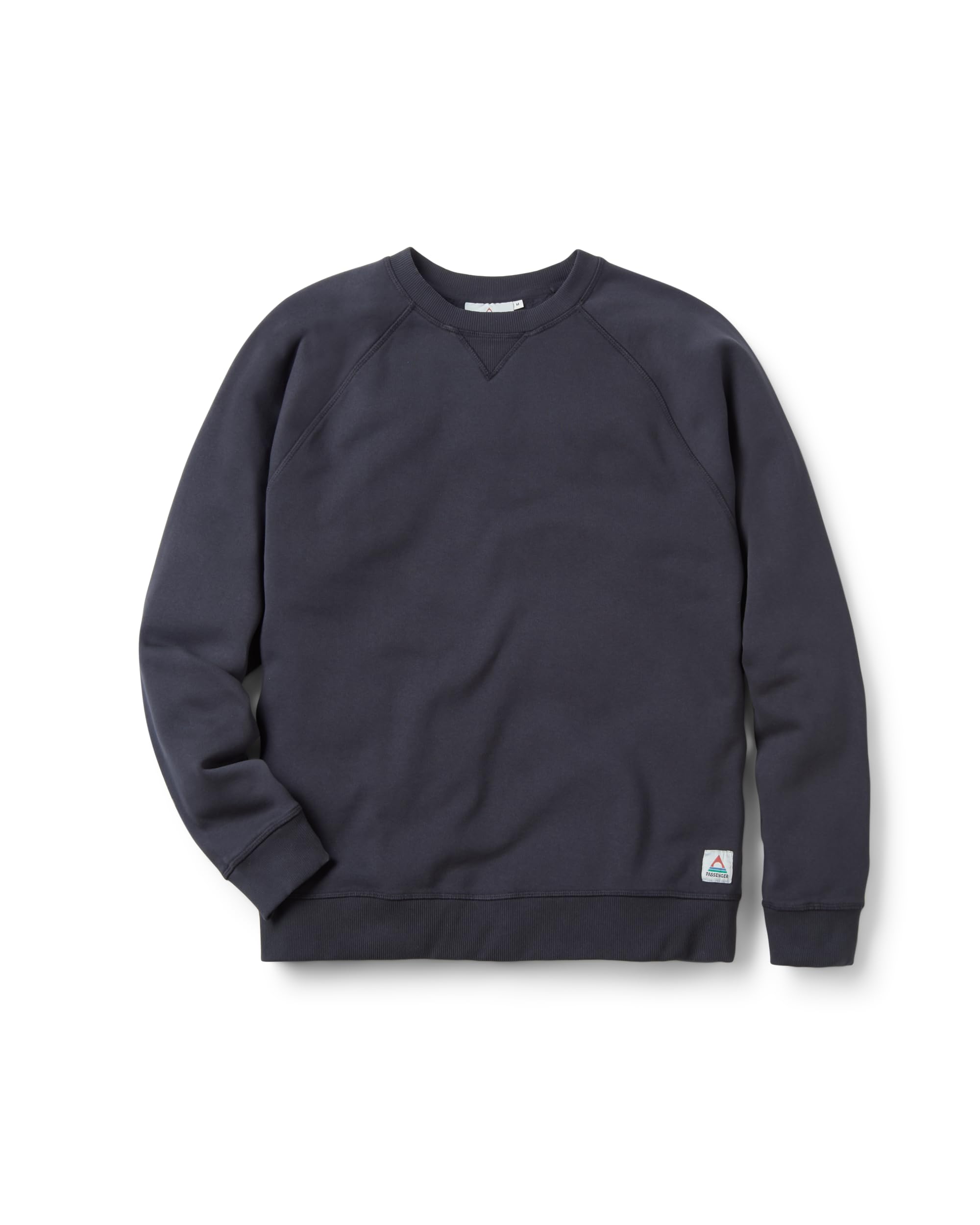 Passenger Men's Heritage Recycled Cotton Sweatshirt (UK, Alpha, L, Regular, Regular, Black)
