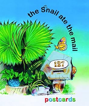 Hardcover The Snail ate the mail postcards Book