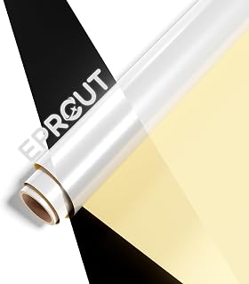 Silver Permanent Vinyl for Christmas Decorations Outdoor, 12" x 4 FT Reflective Silver Vinyl Roll for Cricut Machine, Silhouette Cutter, DIY Wedding, Birthday Party, Car Decals, Wall Stickers