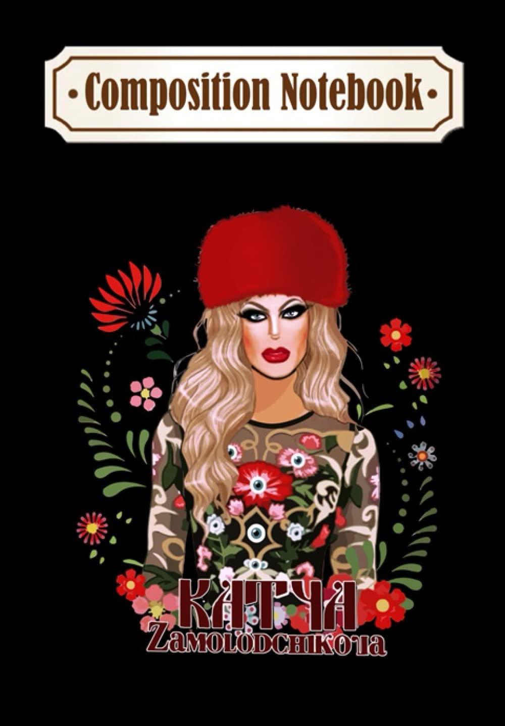 Composition Notebook: Katya Merch Zamolodchikova Essential, Journal 6 x 9, 100 Page Blank Lined Paperback Journal/Notebook