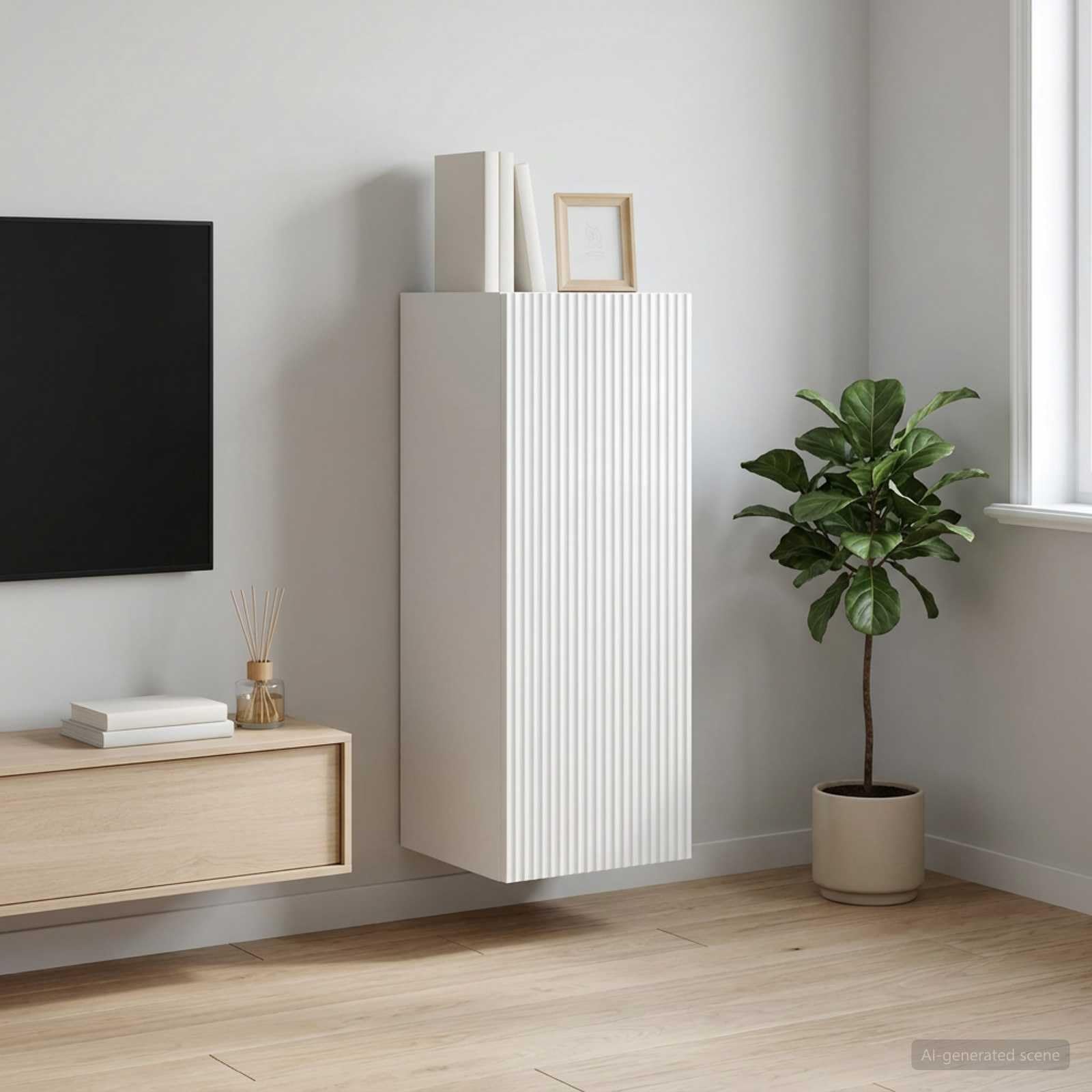 Armoire De Rangement 33 x 34,5 x 90 Cm Bois Composite