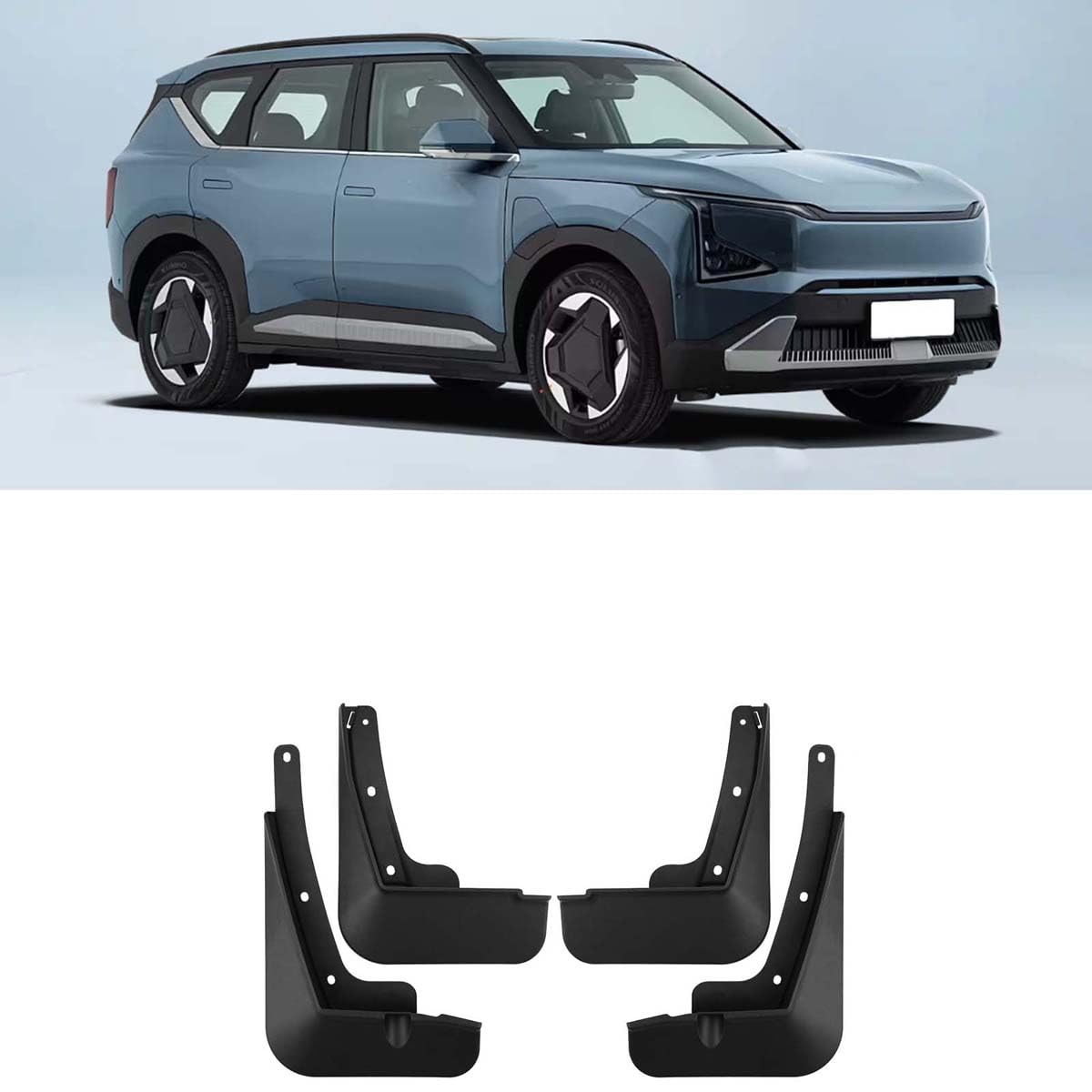 Garde-boue Kia EV5 24-25 anti-projection | Évitez les éclats de graviers sur les bas de caisse
