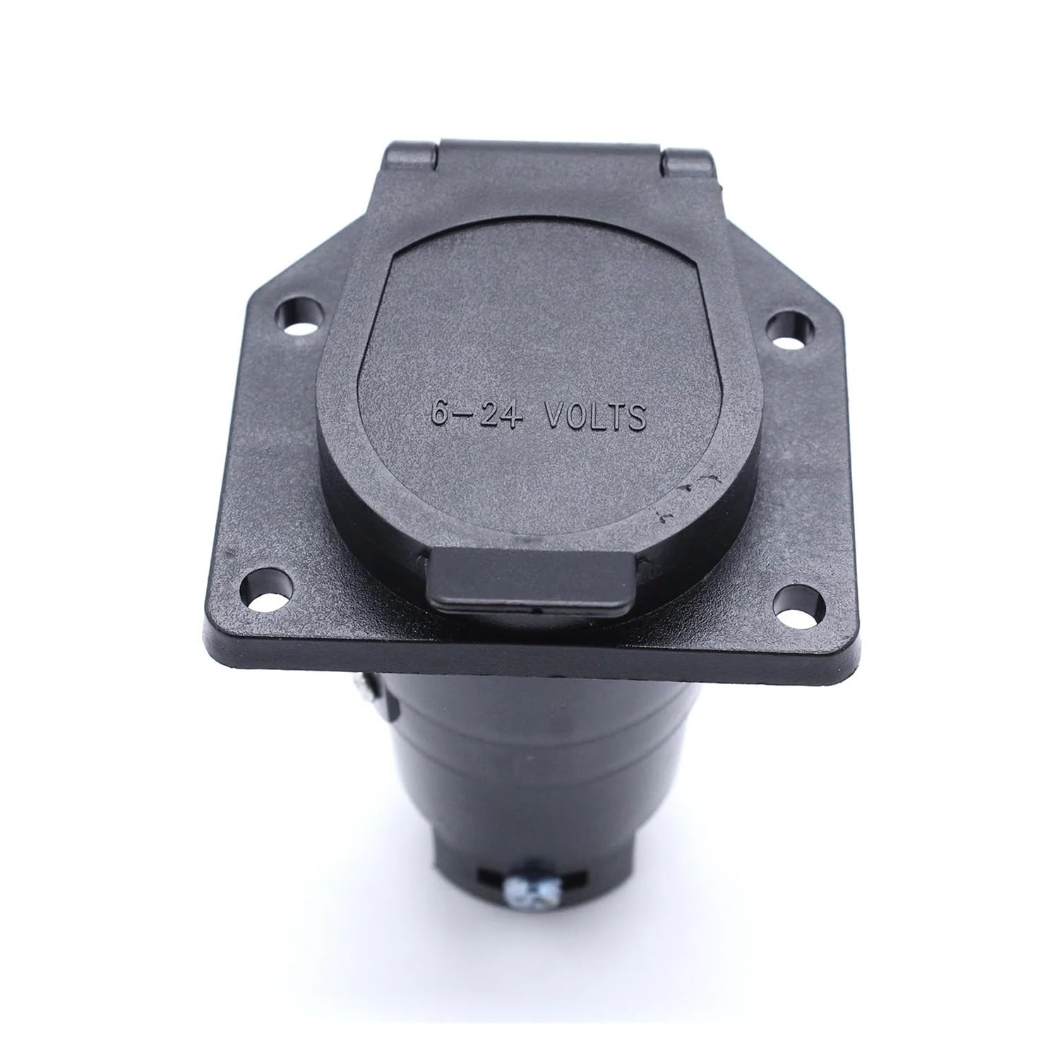 Conector redondo for remolque de 12 V y 7 pines, conector de cableado de 7 vías, accesorios for carrocería de automóvil, piezas de automóvil