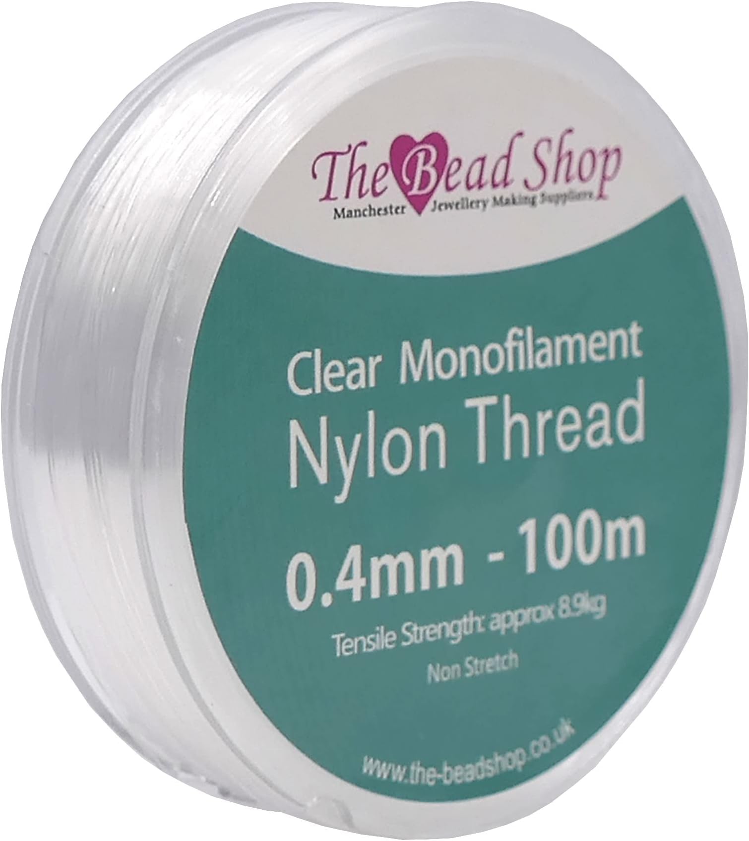 The Bead Shop 1mm Clear Nylon Thread Invisible String, Clear Sewing ...