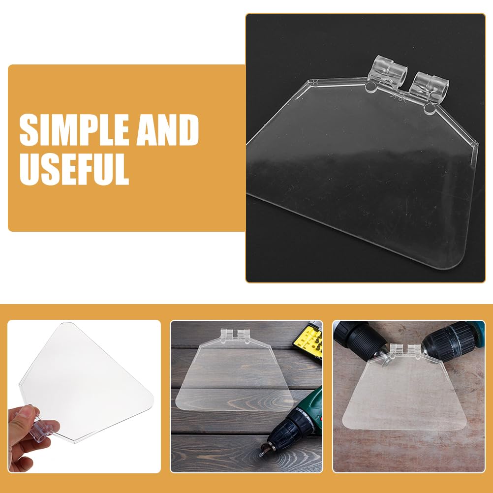 4 piezas accesorios para amoladoras reemplazo protección muela de banco protección para los ojos de la amoladora visera para amoladora gafas