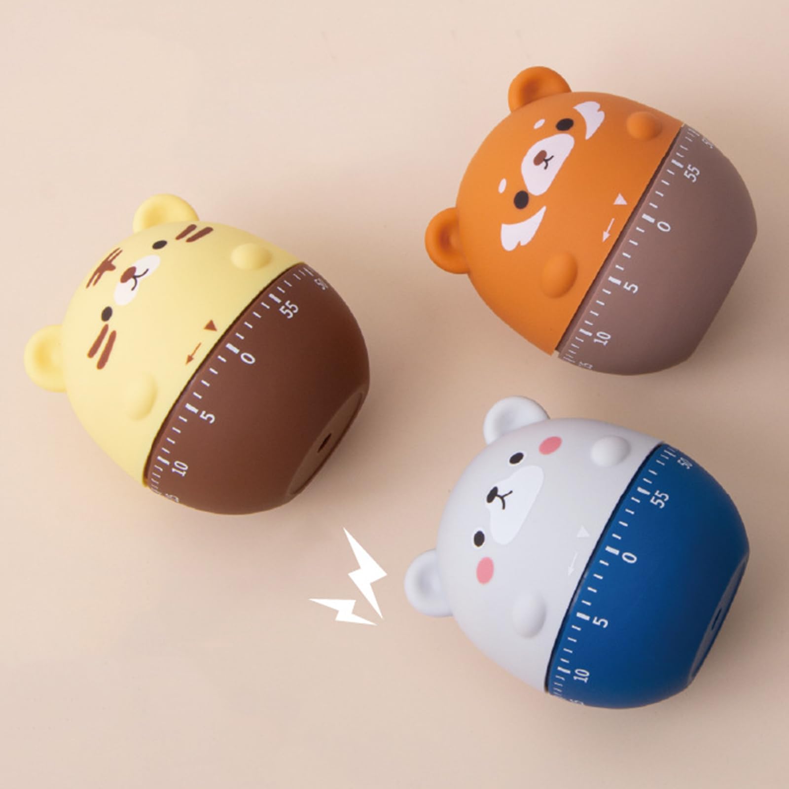 Ranvi Cute Time Manager, Kitchen Timer for Cooking and Baking (Bear) - Image 2