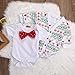 HOTONE Newborn Baby Girl Boy Snowflake Coat+Romper Playsuit Christmas Outfits Clothes (0-3 Months, White)