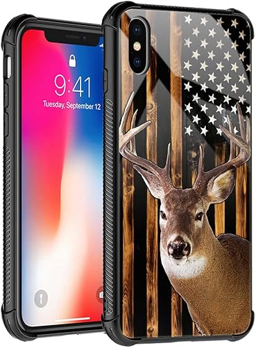 Vista 441 de Funda compatible con iPhone 13 Pro, diseño de patrón para iPhone 13 Pro, fundas para mujeres y niñas, Betsy Ross 13 estrellas de madera con bandera