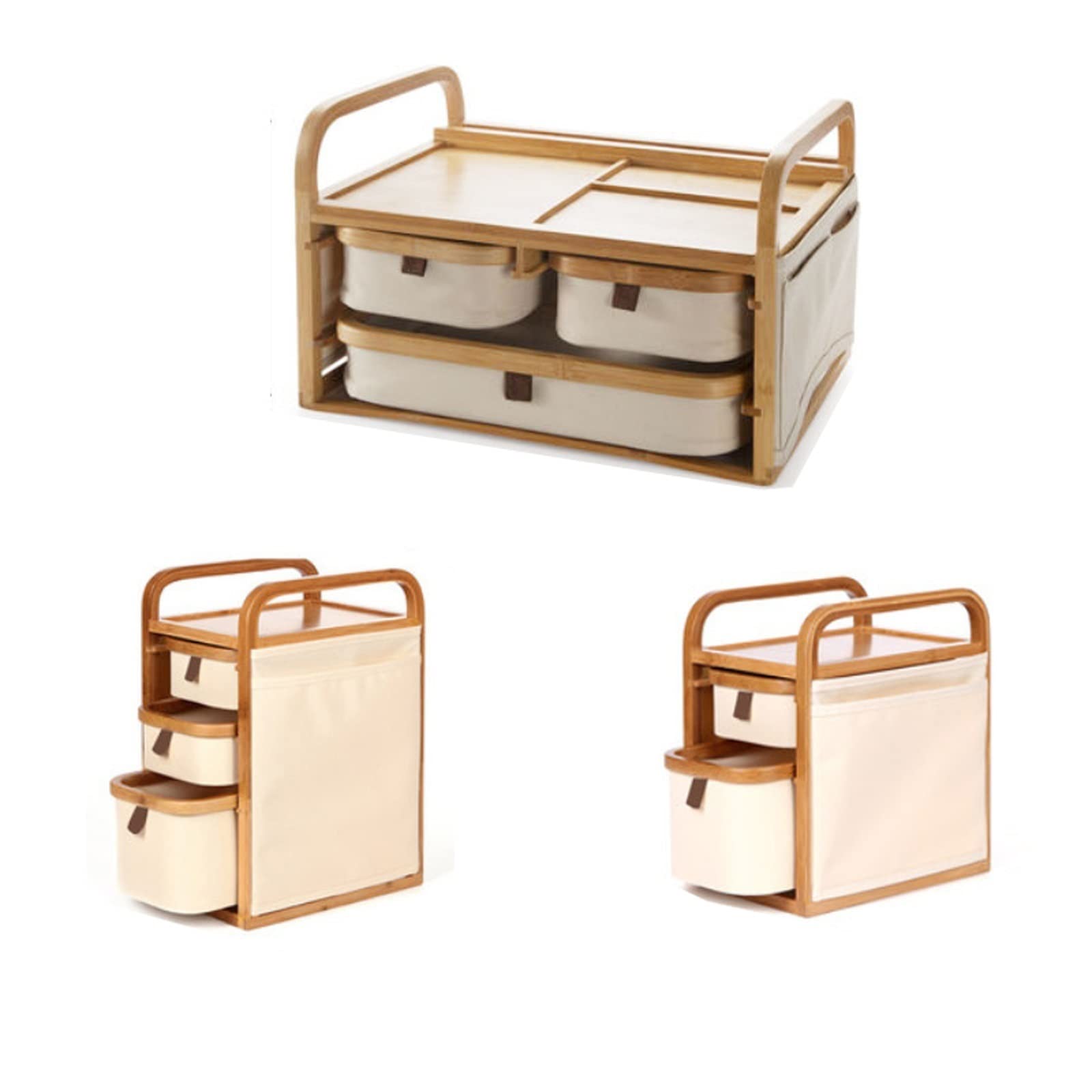 Vanity Box Cosmetic Storage Display Cabinet Storage Box Suitable for Bedroom Bathroom Countertop Lipstick Jewelry Skin Care Products Cosmetic Box (Color : Sml)