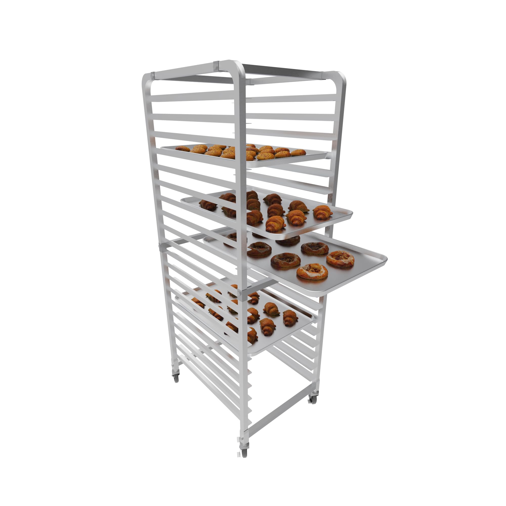 直接引取歓迎【アルミ製】ホテルパン パンラック トレーラック 20段