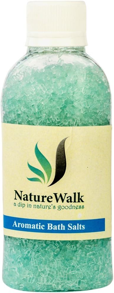 NatureWalk Mint Fresh Bath Salt for Revitalizes Tired Muscles with Essential Aroma Oil for Men and Women (100gm)