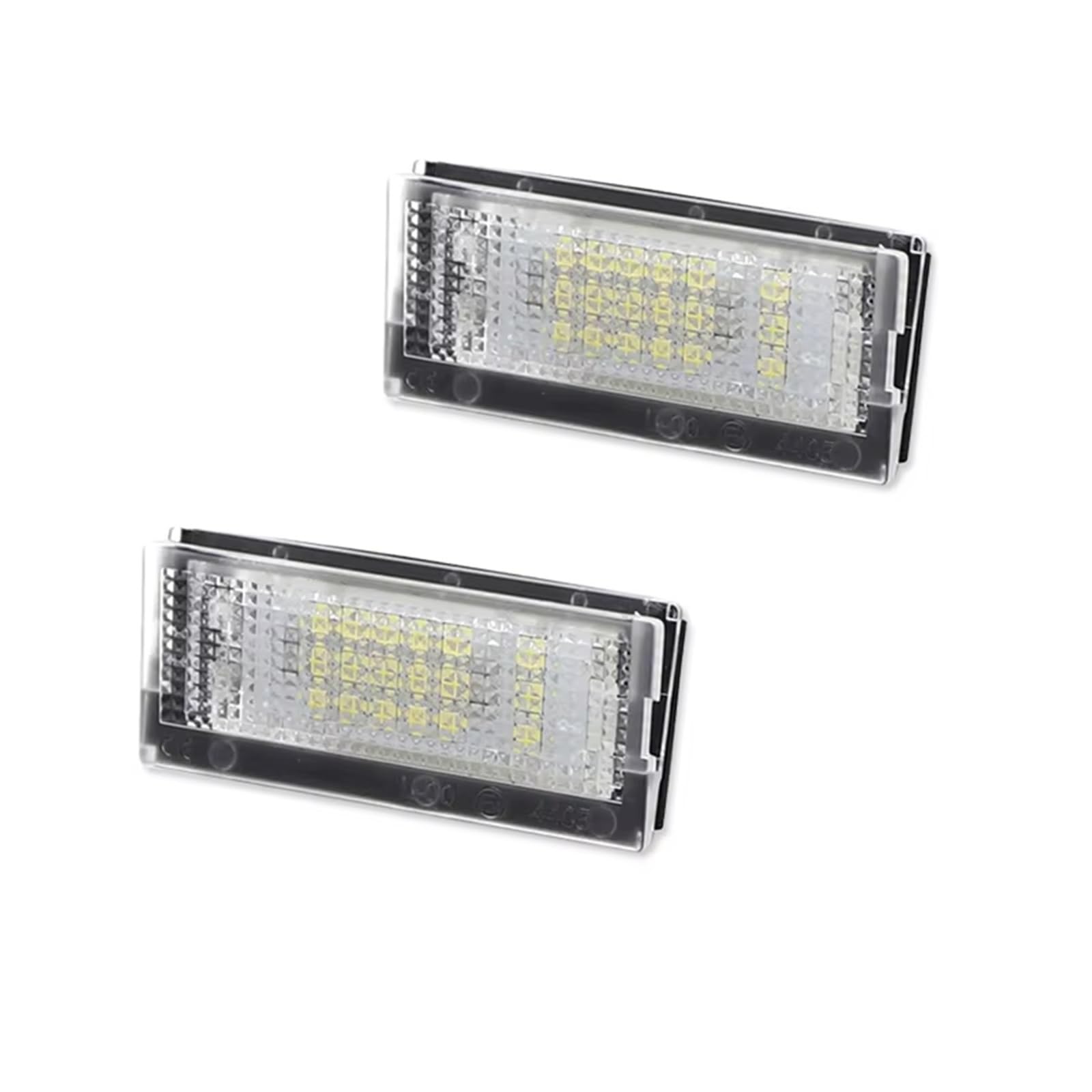 Luz LED de matrícula para BMW E46 4 puertas y Touring kit de 2 lámparas blancas sin error Canbus 8