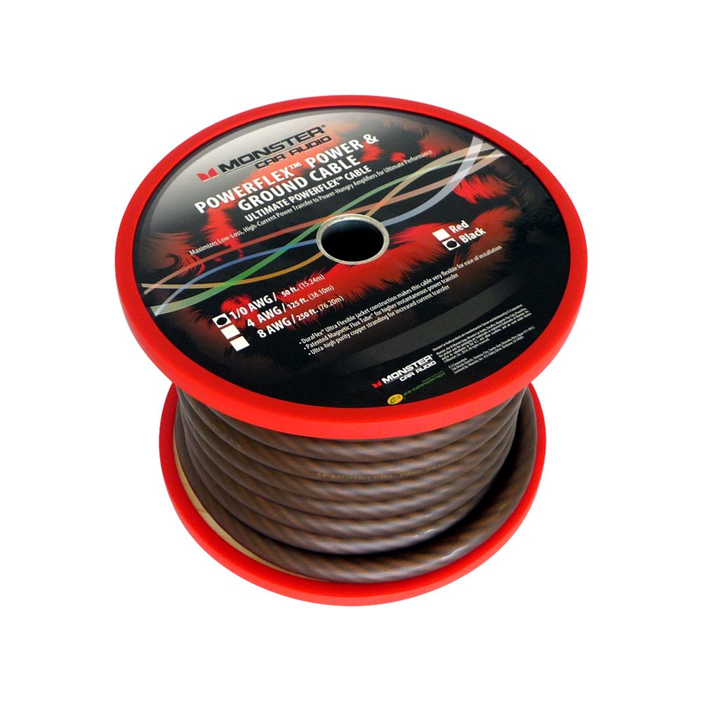 モンスターケーブル　0ゲージ モンスターケーブル パワーケーブル0ゲージ