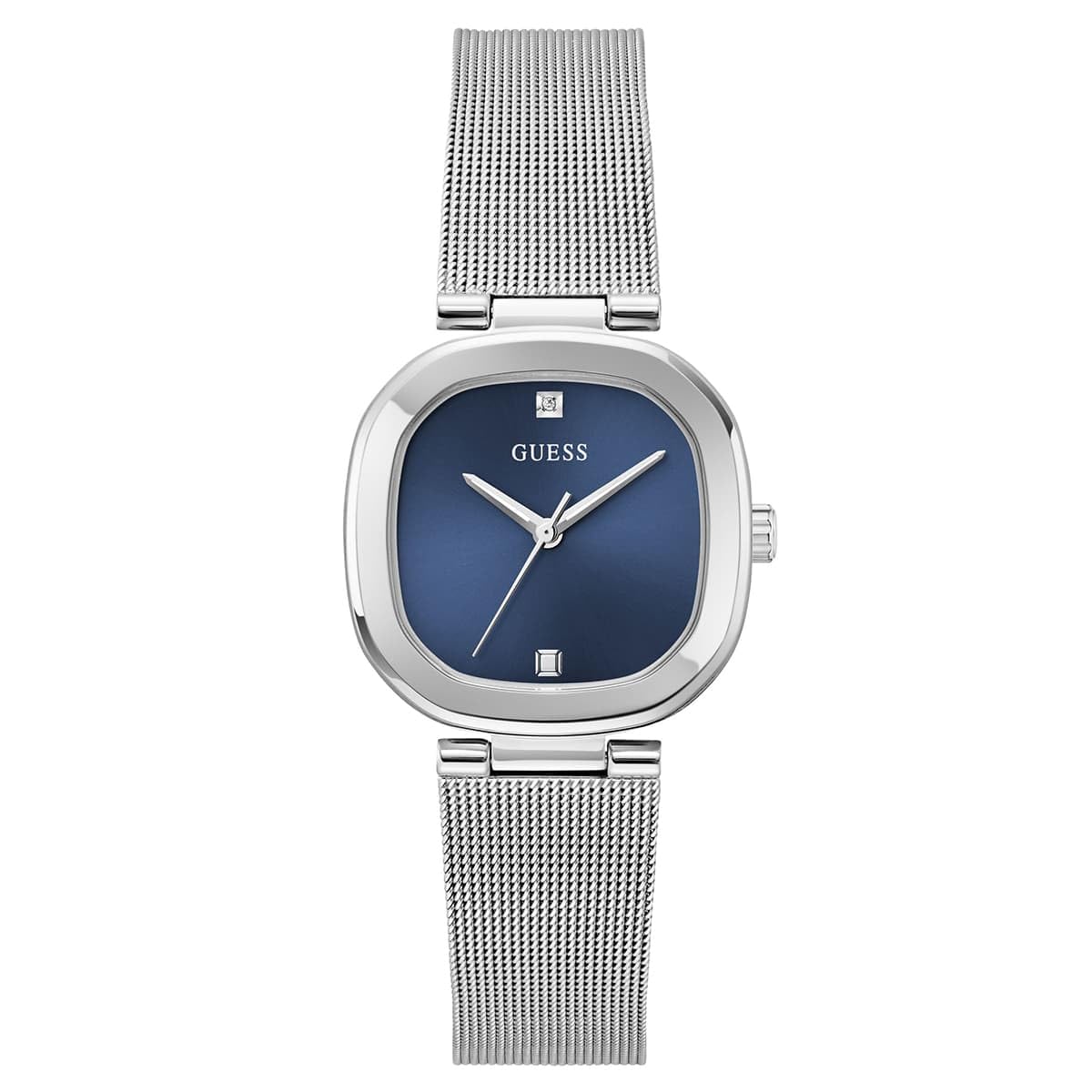 GUESS Mesh Womens Analog Blue Dial Womens Watch-Gw0768L1, Band Color Silver (B0D9QFK1DC) Amazon Price History, Amazon Price Tracker