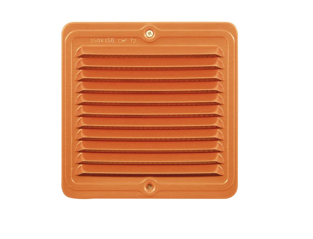 Griglie Aerazione Rame con Rete Rettangolare mm.150x280 - 4