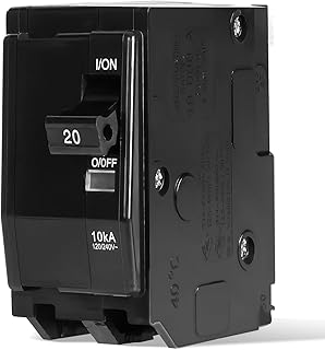 QO220CP,20Amp 2P Circuit Breaker,Compatible with SD QO Load Center, CSED, and NQOD Distribution Panels,Indicator Light,20 Amp Tandem Breaker.20 Amp Breaker