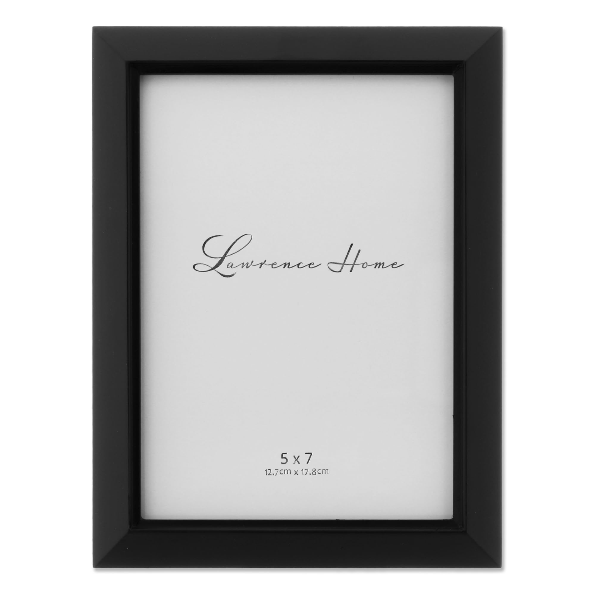 Lawrence Frames Estero Koleksiyonu, Siyah Ahşap 5'e 7 Resim Çerçevesi